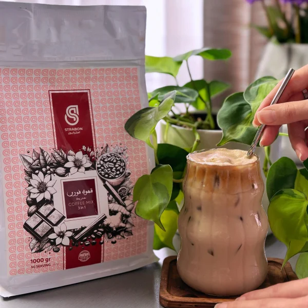 فنجان کافی میکس 1×3 فوری و کرمی استرابون