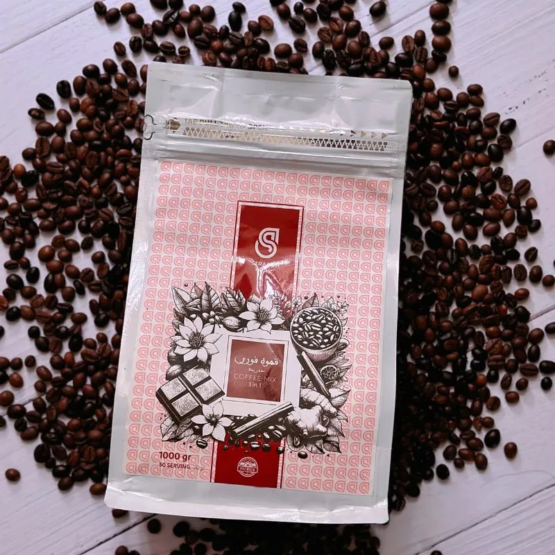 strabon-coffee-mix بسته کافی میکس 1×3 استرابون – پودر قهوه فوری سه در یک