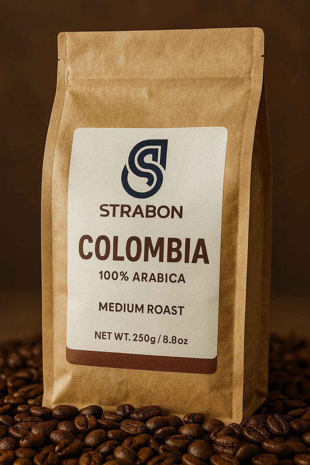 colombia-arabica-strabon-coffee عکس قهوه کلمبیا عربیکا Supremo استرابون مناسب اسپرسو و دمی