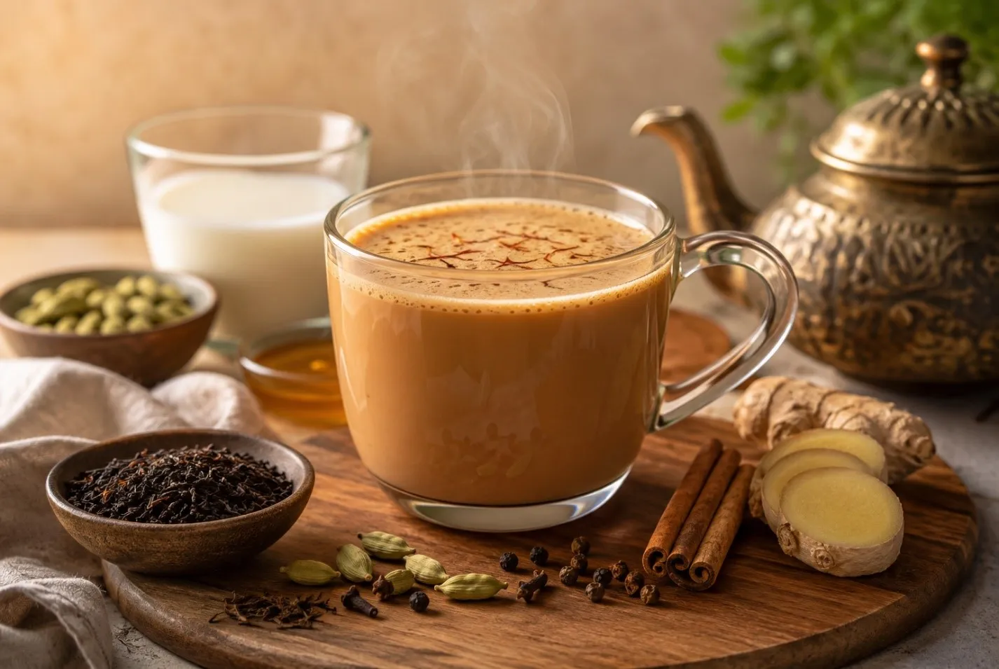سرو کردن چای کرک